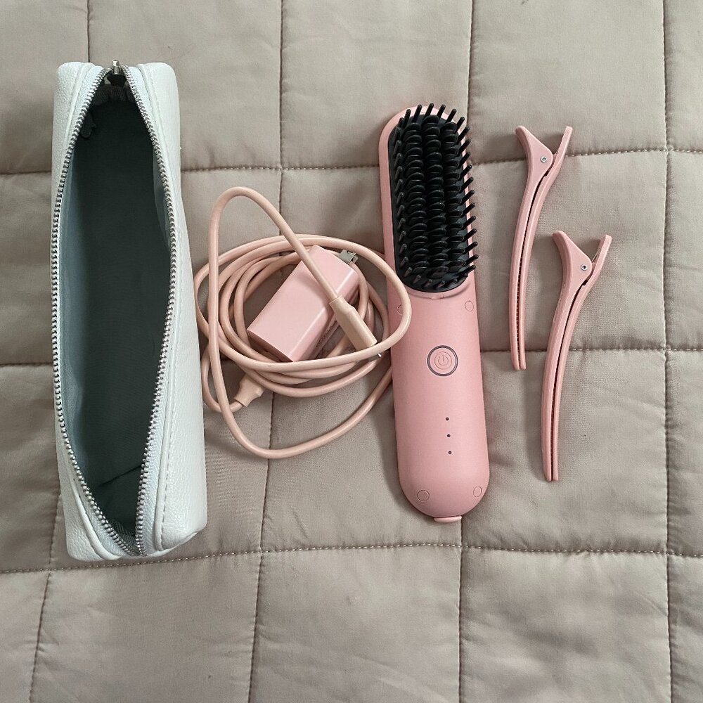 Tymo Porto Cordless Hair Straightening Brush - like new